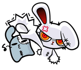 BLOODY BUNNY : 100% NO MERCY sticker #1930660