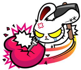 BLOODY BUNNY : 100% NO MERCY sticker #1930663
