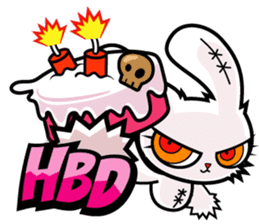 BLOODY BUNNY : 100% NO MERCY sticker #1930674