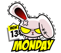 BLOODY BUNNY : 100% NO MERCY sticker #1930675