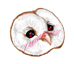barn owl named Gizmo sticker #1930921