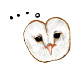 barn owl named Gizmo sticker #1930929