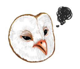 barn owl named Gizmo sticker #1930947