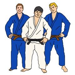 Stickers for Jiu-jitsu guys.