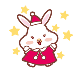 Kawaii Rabbits / Xmas sticker #1931637