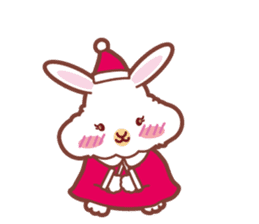 Kawaii Rabbits / Xmas sticker #1931639