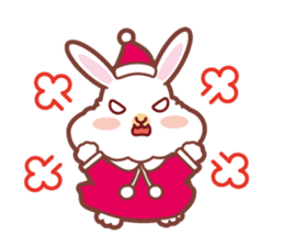 Kawaii Rabbits / Xmas sticker #1931642