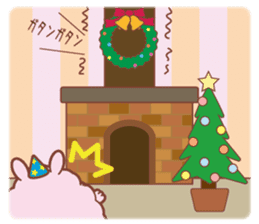 Kawaii Rabbits / Xmas sticker #1931662