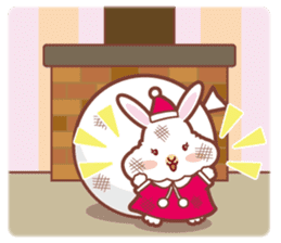 Kawaii Rabbits / Xmas sticker #1931664