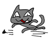 Free black cat sticker #1931765