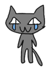 Free black cat sticker #1931796