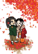 Matajiro & Chiehime sticker #1931840