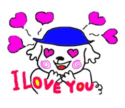 Dog's name mokkun. sticker #1933328