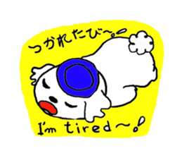 Dog's name mokkun. sticker #1933349