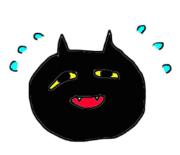 A cute Black Cat sticker #1933531