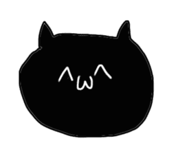 A cute Black Cat sticker #1933533