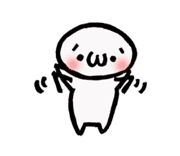 Round Shobon sticker #1933637