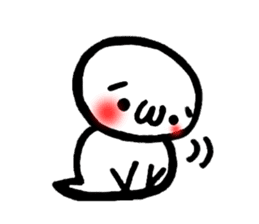 Round Shobon sticker #1933650