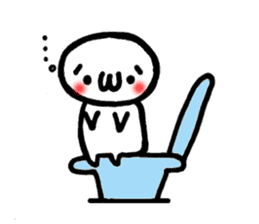 Round Shobon sticker #1933655