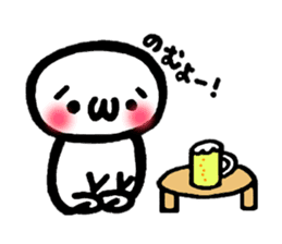 Round Shobon sticker #1933670