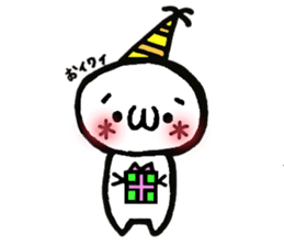 Round Shobon sticker #1933676