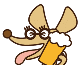 Randy, the sausage dog sticker #1934430