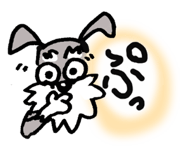 Speaking for pet dogs. schnauzer! sticker #1934564