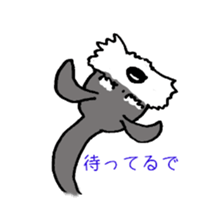 Speaking for pet dogs. schnauzer! sticker #1934578