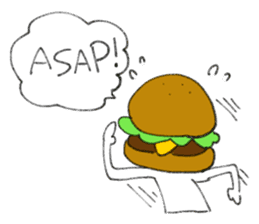 Hamburger slang sticker #1934638