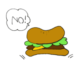 Hamburger slang sticker #1934643