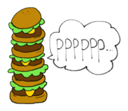 Hamburger slang sticker #1934648