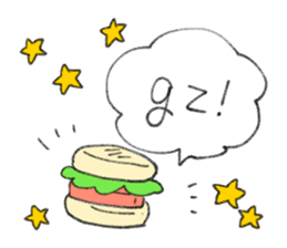 Hamburger slang sticker #1934661