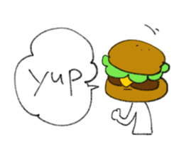 Hamburger slang sticker #1934665