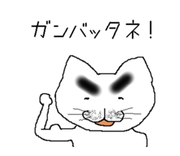 lovely Eyebrows cat sticker #1935507