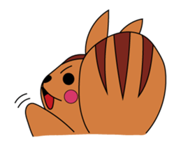 A squirrel and friends sticker #1935605