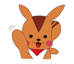 A squirrel and friends sticker #1935608