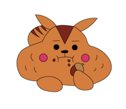 A squirrel and friends sticker #1935611
