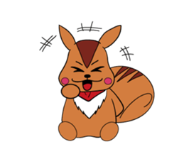 A squirrel and friends sticker #1935623