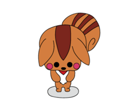 A squirrel and friends sticker #1935625