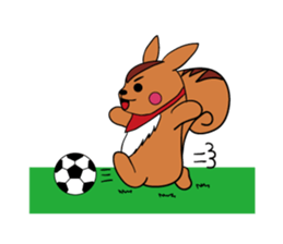 A squirrel and friends sticker #1935627