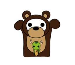 A squirrel and friends sticker #1935635