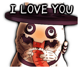 Wonder ghost cat Morphy (English) sticker #1935717