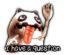 Wonder ghost cat Morphy (English) sticker #1935721