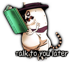 Wonder ghost cat Morphy (English) sticker #1935725