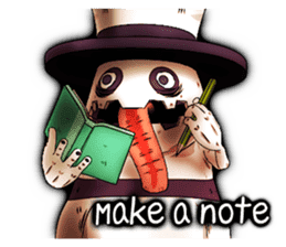 Wonder ghost cat Morphy (English) sticker #1935727