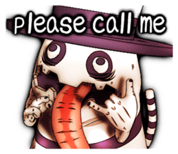 Wonder ghost cat Morphy (English) sticker #1935730