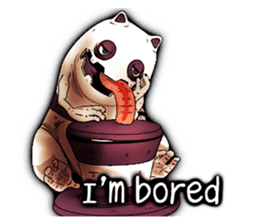 Wonder ghost cat Morphy (English) sticker #1935731