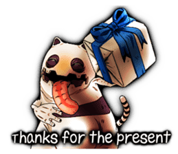 Wonder ghost cat Morphy (English) sticker #1935736