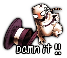 Wonder ghost cat Morphy (English) sticker #1935740