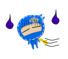 Cute ninja sticker #1936060